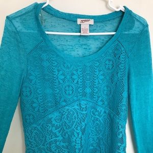 Blue Long Sleeve Tee